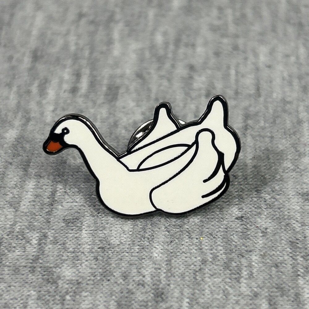 Goose Lapel Pin Brooch, New Hat Pin, Shirt Pin, Backpack Pin, Collectible Pins